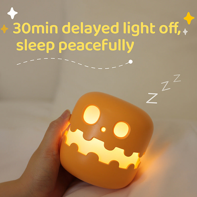 Pumpkin Lamp Bedside-Halloween Edition