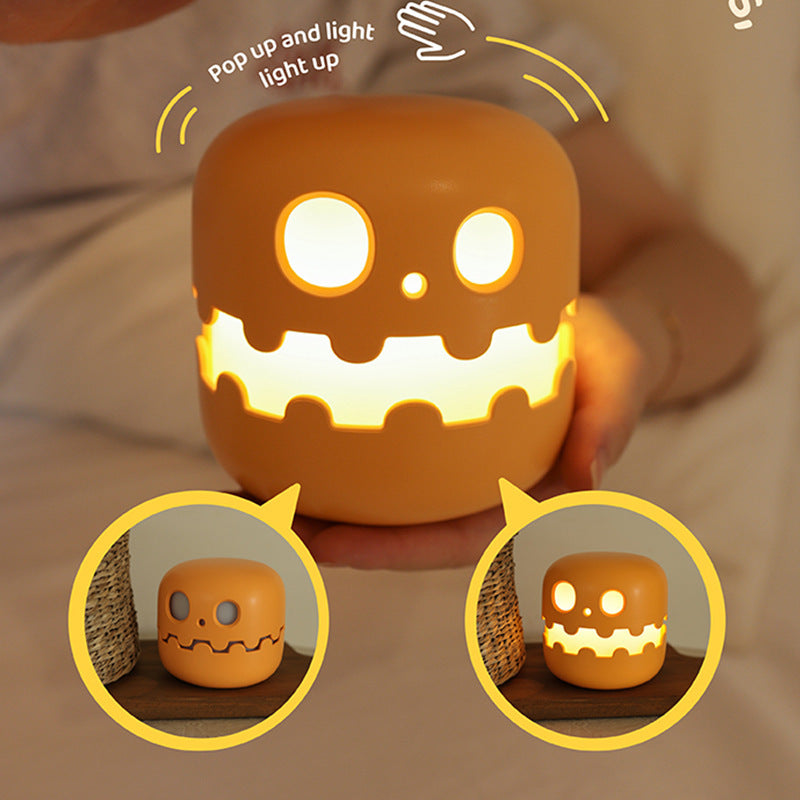 Pumpkin Lamp Bedside-Halloween Edition