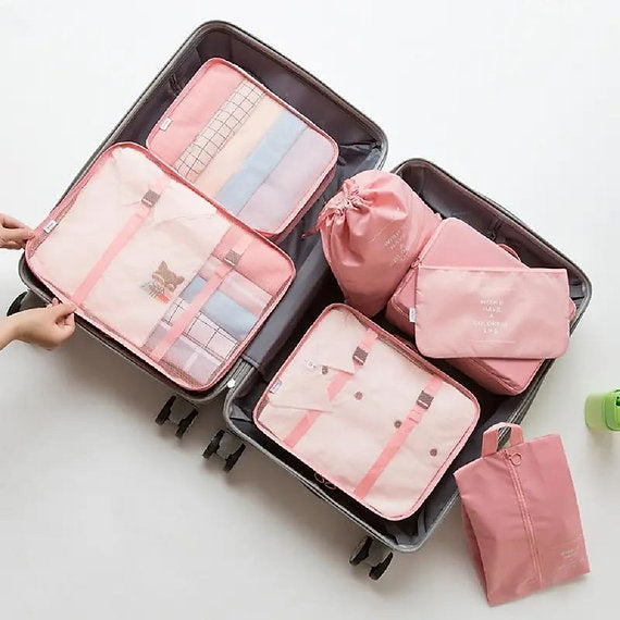 Travel Packing Cubes Set - 7 Pieces
