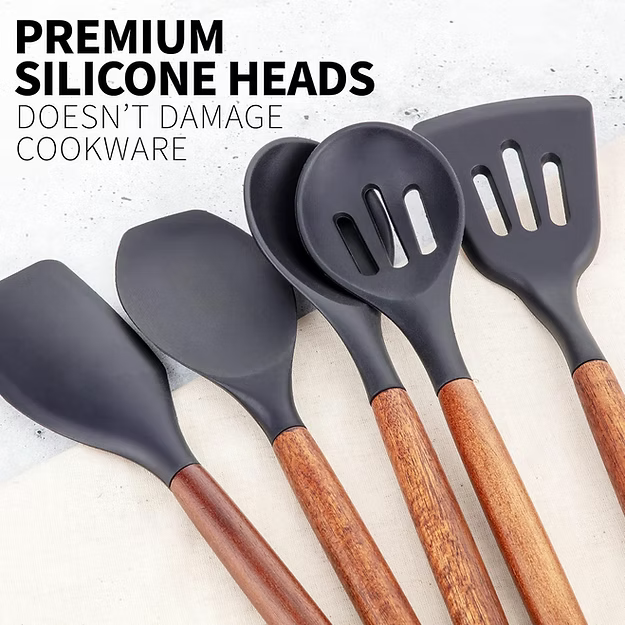 Silicone Spatula Set - 5 Pieces