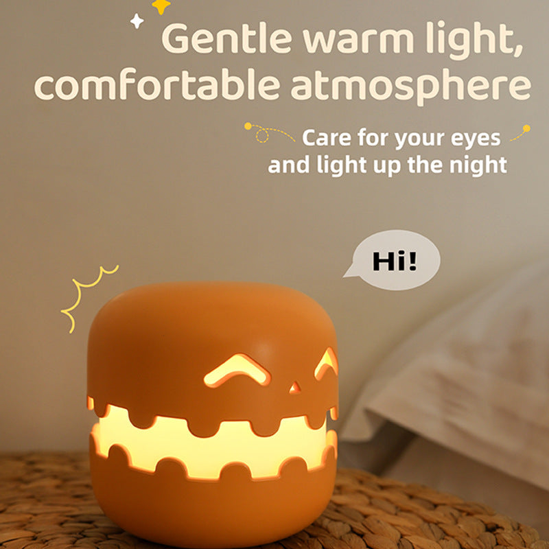 Pumpkin Lamp Bedside-Halloween Edition