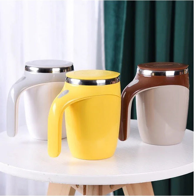 Thermal Mug With Lid 380ml Battery Mixer