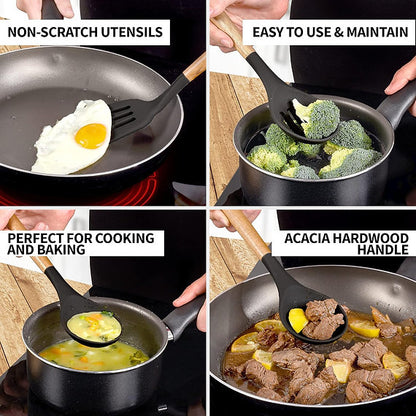 Silicone Spatula Set - 5 Pieces