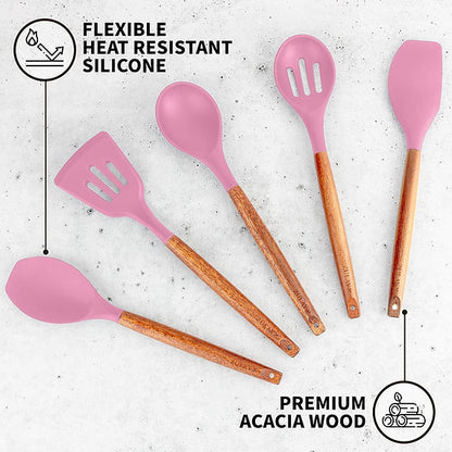 Silicone Spatula Set - 5 Pieces